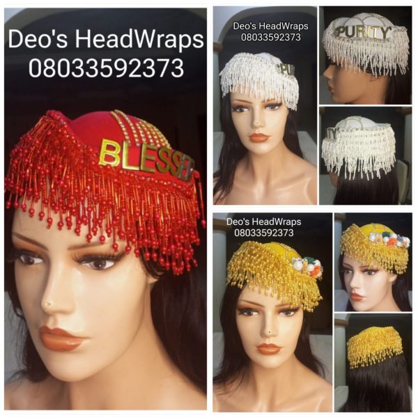 Queens Beaded cap